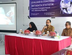 Melalui Diskominfo, Pemkab Sidrap Gelar Evaluasi dan Coaching Metadata Statistik