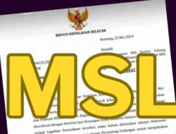 Pemkab Selayar Layangkan Surat Pemberhentian Sementara ke Pihak MSL