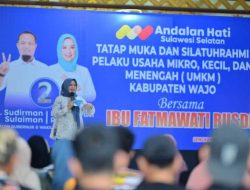Ratusan Pelaku UMKM Tatap Muka dengan Fatmawati Rusdi di Wajo