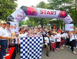 Ribuan Peserta Ikuti Jalan Sehat dan Bakti Sosial HPN 2025 Banjarmasin