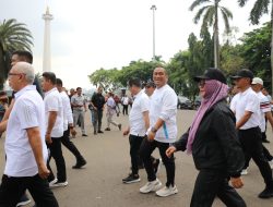 Tunjukkan Kekompakan, Bupati dan Wabup Lutim Terpilih Ibas-Puspa Ikuti Gladi Kotor di Monas