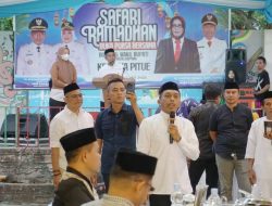 Warga Kalosi Sambut Kedatangan Bupati Sidrap Dengan Meriah