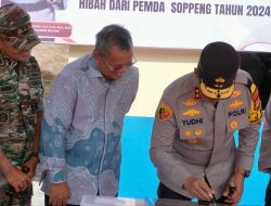 Kapolda Sulsel Resmikan Sejumlah Fasilitas dan Pembangunan Gedung Mapolres Soppeng