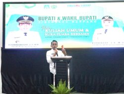 Syaharuddin Alrif Jadi Narasumber Kuliah Umum di ITKES Muhammadiyah Sidrap