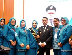 Haslindah Syaharuddin Resmi Jabat Ketua TP PKK Sidrap Masa Bakti 2025-2030