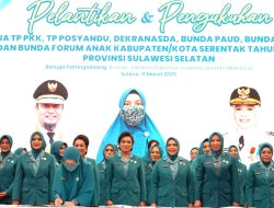 Fatmawati A. Rosman Resmi Jabat Ketua Tim Penggerak PKK Kabupaten Wajo