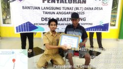 Pemdes Baringen Tunjukkan Kepedulian, 20  Warga Penerima Manfaat Dapat BLT Rp 900.000