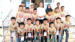 Bupati Suwardi Haseng Lepas Tim Sewo Junior Ikuti Piala Menpora U-12 di Magelang