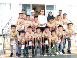 Bupati Suwardi Haseng Lepas Tim Sewo Junior Ikuti Piala Menpora U-12 di Magelang