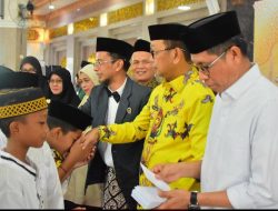 Pemkab Soppeng dan BAZNAS Berbagi Kebahagiaan dengan 150 Santri dan Anak Yatim