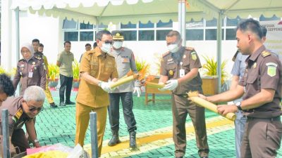 Hadiri Pemusnahan Barang Bukti, Bupati Soppeng Tegaskan Komitmen Perangi Narkotika