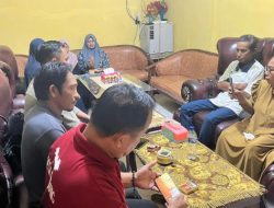 Sentuhan Humanis Polri, Persoalan Keluarga Warga Desa Barang Diselesaikan Secara Kekeluargaan