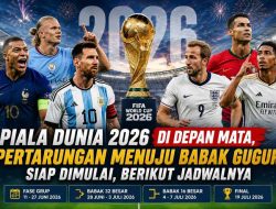 Piala Dunia 2026 di Depan Mata, Pertarungan Menuju Babak Gugur Siap Dimulai, Berikut Jadwalnya