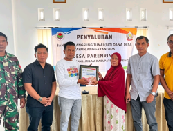 Transparan dan Tepat Sasaran, Pemdes Parenring Salurkan BLT-DD Triwulan I