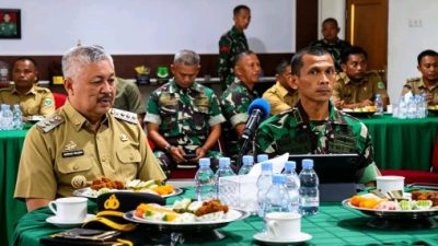 Sinergi TNI dan Pemkab Pinrang Wujudkan Pembangunan Melalui TMMD ke-129
