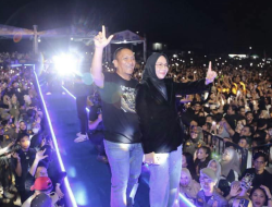 Lautan Manusia Meriahkan HUT ke-23 Luwu Timur, Juan Reza dan Bupati Irwan Sukses Hibur Ribuan Warga