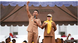 Sidrap Matangkan Persiapan Porsenijar PGRI Sulsel, Syaharuddin Turun Langsung Pimpin Simulasi