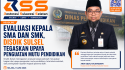 Evaluasi Kepala SMA dan SMK, Disdik Sulsel Tegaskan Upaya Penguatan Mutu Pendidikan