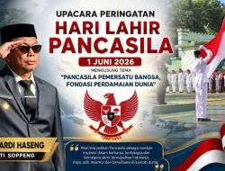 Bupati Suwardi Haseng Serukan Semangat Pancasila untuk Membangun Soppeng yang Lebih Maju