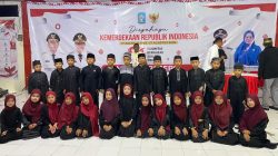 Suasana Mendadak Syahdu, Santri SDIT Al-Multazam Lantunkan Shalawat Badar di Malam Kesenian Liliriaja
