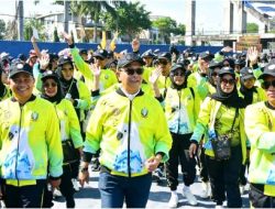 Bupati Soppeng Dampingi Kontingen pada Pembukaan PORSENIJAR PGRI Sulsel 2026 di Sidrap