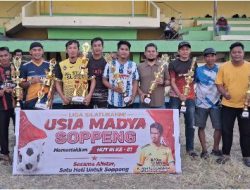Dulu Rival, Kini Bersatu: Para Legenda Sepak Bola Soppeng Kembali Berlaga di Usia Madya