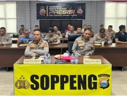 Jelang Dinamika Aksi September, Polres Soppeng Perkuat Deteksi Dini dan Kesiapan Personel